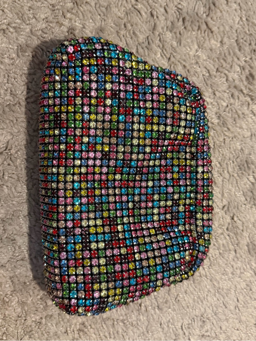 FN Multicolor Crystal Embellished Women’s Clutch